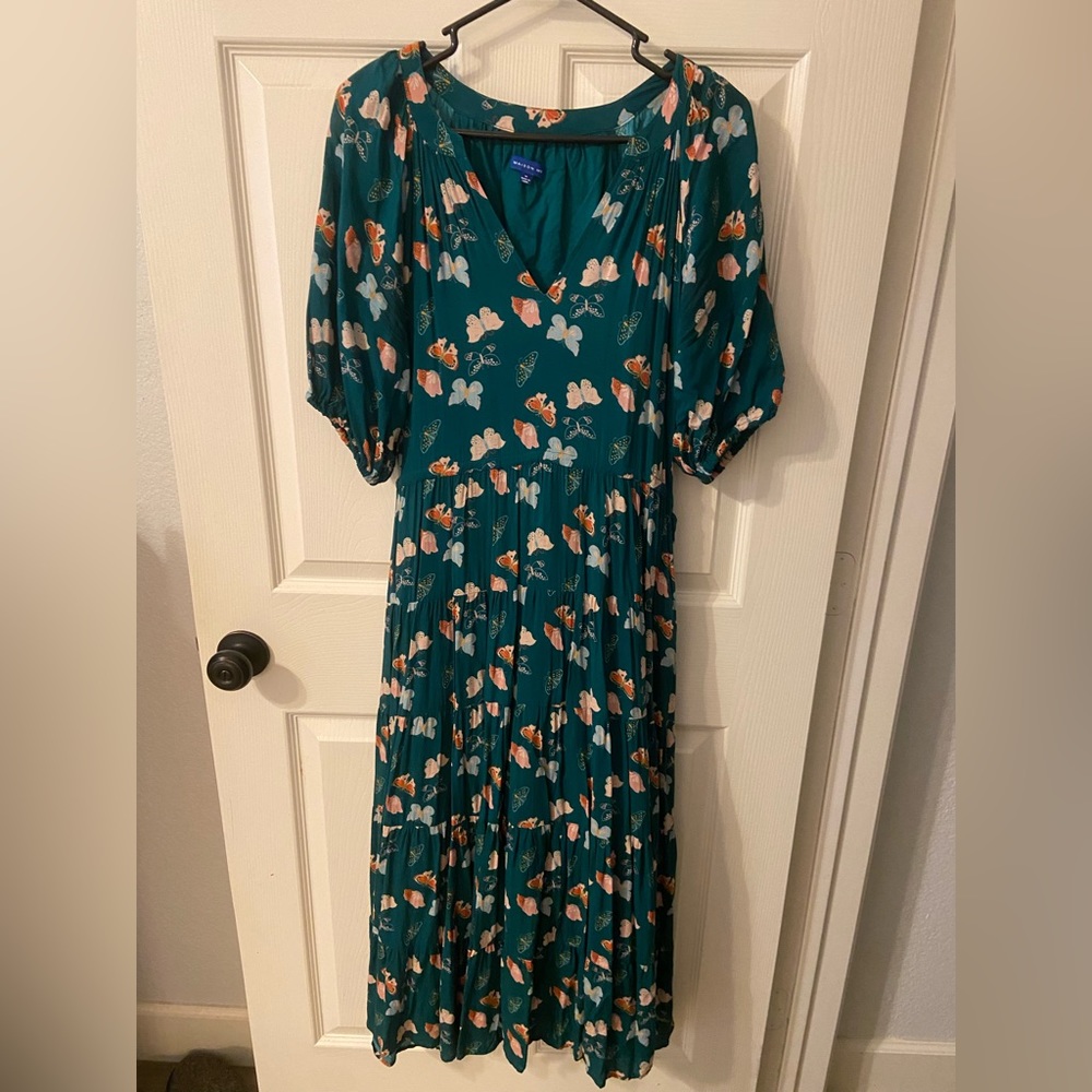 Maison Me butterfly gardens dress